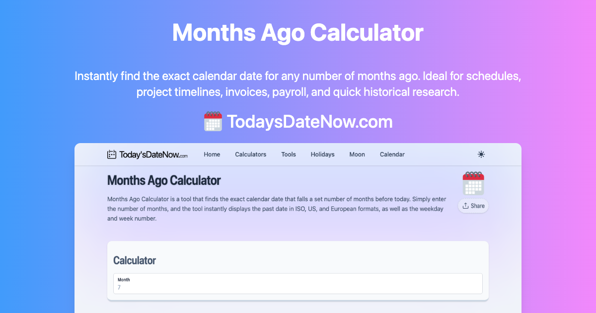months-ago-calculator