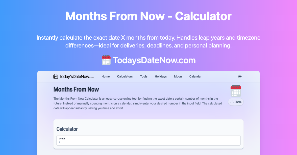 Ab Heute In Monaten Rechner Ab Heute In Monaten Rechner
